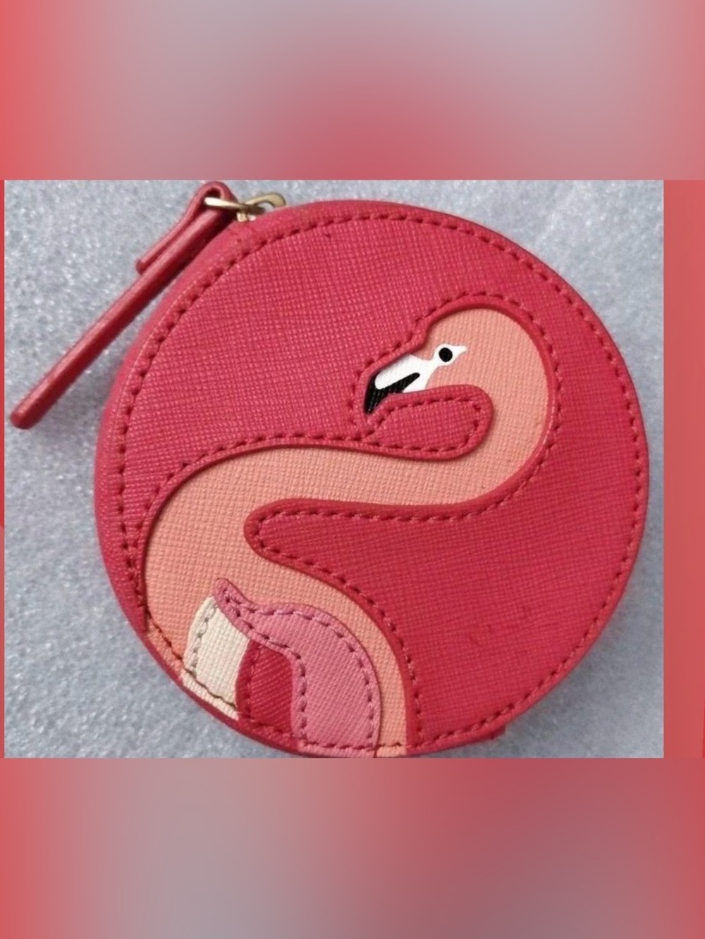 Kate Spade Take A Walk on the Wild Side Flamingo Coin Purse - Hard to Find